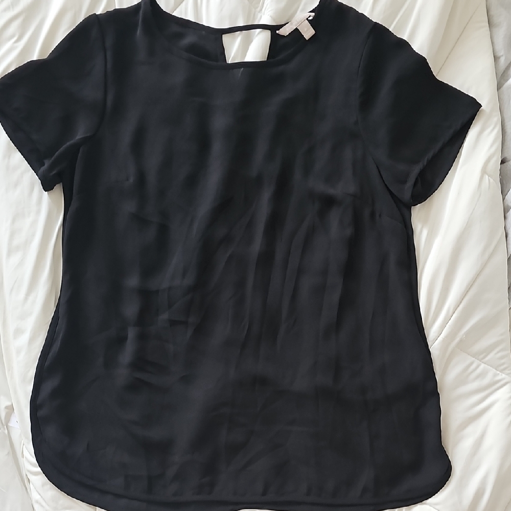 Banana Republic Black Blouse Medium
